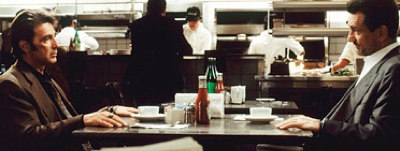 I'll bet Pacino ordered the Large Ham. Overdone. VERY LOUDLY!