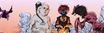 sandmanseasonofmists One can only imagine the labour issues that closing hell entailed... How much work is there for a giant preying mantis with the head of a wolf?