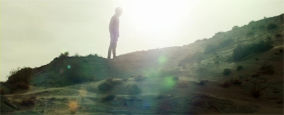 Darkness on the edge of frame...