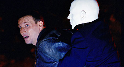 He doesn't like being mann(equin)-handled...