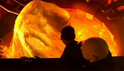 Face-to-... er, whatever that is...