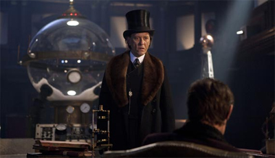 Simeon's plan to construct the world's largest snow globe continues a pace...