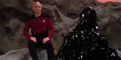 It's on the rocks...