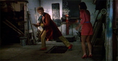 He almost fell into a plothole...