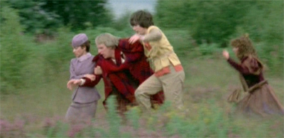 "Sorry, I keep tripping over the scarf..."