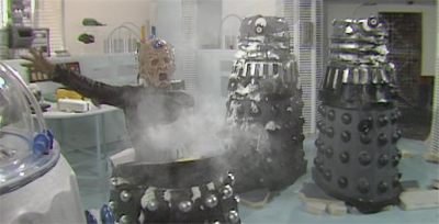 Well, Davros did always get very excited...