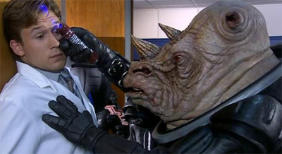 Grabbing the Judoon by the horn...