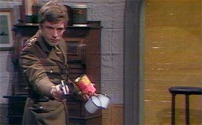 A gun AND hot chocolate... what more could you want?