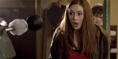 She's being eye stalked...