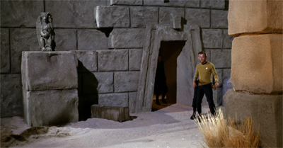 Through the ruins...