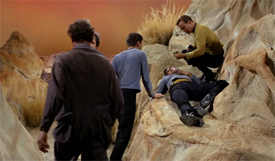 "Dammit, I specifically avoided bringing any redshirts along to avoid this!"