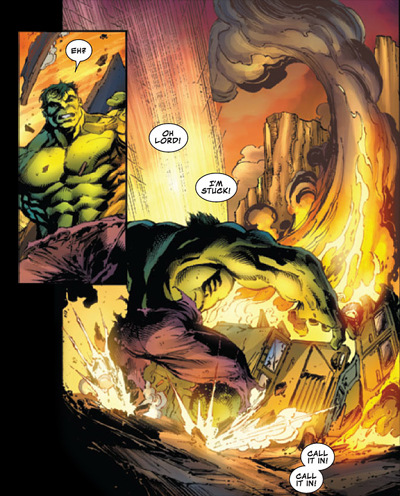 Hulk has a smashing time...