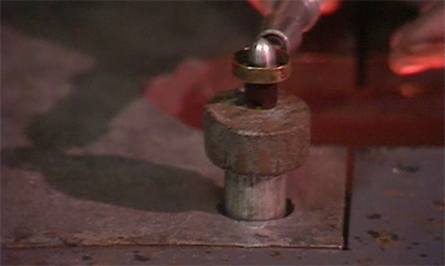 Hey, he's actually using the sonic screwdriver as a screwdriver!