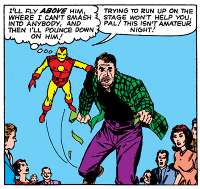 His airs and graces...