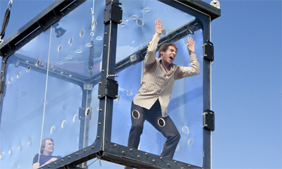 He's in a glass case of emotion...