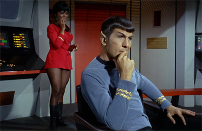 Spock's Kirk impression is coming along nicely...