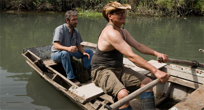Up the creek, with a paddle...