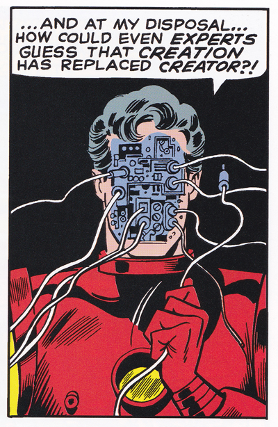 Tony just needs to put his face on...