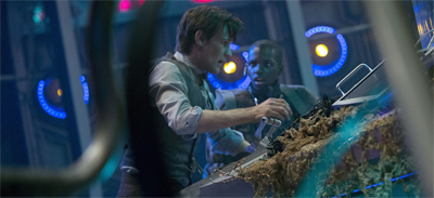 He's in control of the situation...