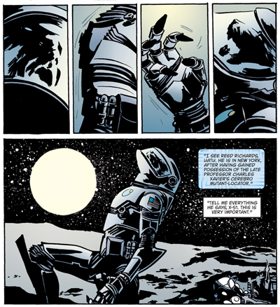 Howling on the moon...