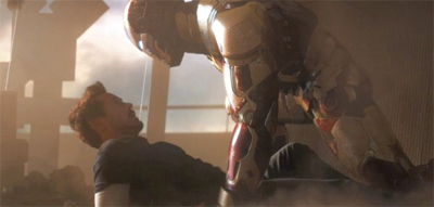 Admit it, this probably pretty high on Tony Stark's romantic fantasies...
