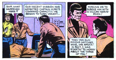 Looks like Spock struck a nerve...