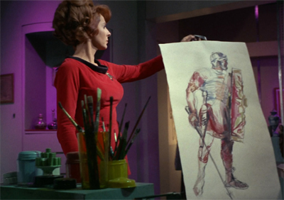 She paints a pretty picture...