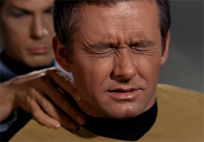 Spock can be a real pain in the neck...