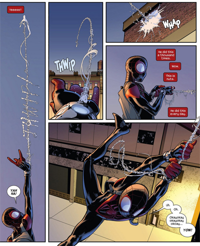 Does whatever a spider can...