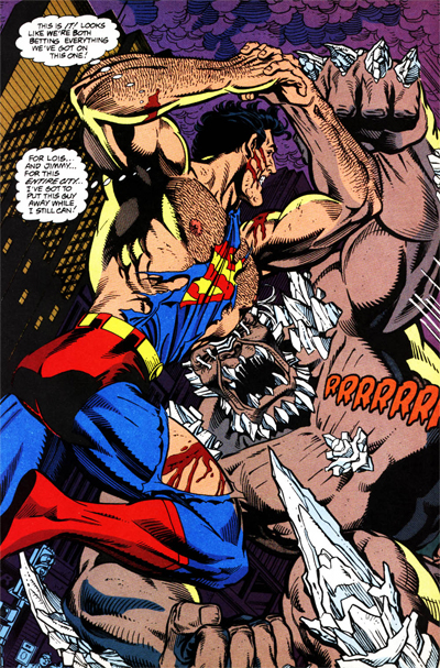Superman's true power, it seems, was hitting things, really hard...