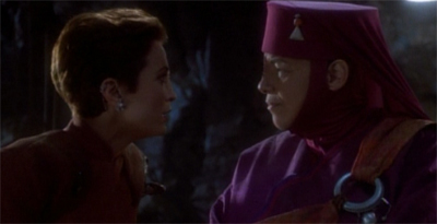 Facing up to her past...