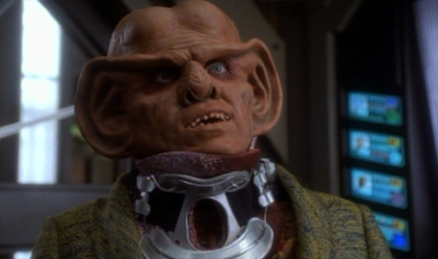 Quark puts his neck on the line...