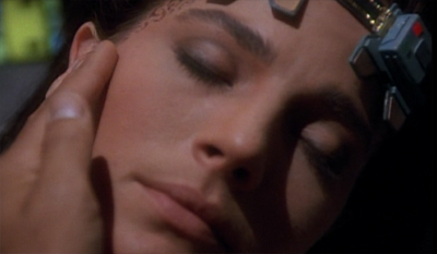 Well, at least Terry Farrell gets to a bit more here than she did in Dax...