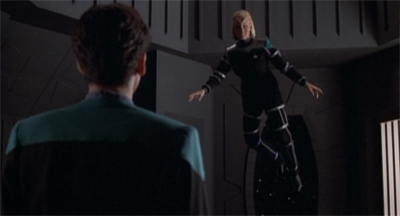 Swept off her feet...