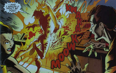 An explosive changeover of command...