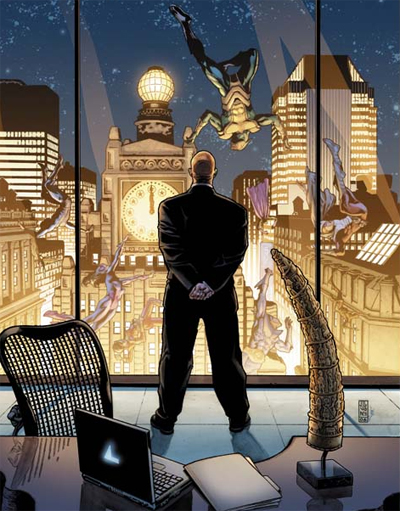 Falling from the sky...