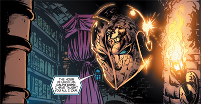 The hands... and helmet... of fate...