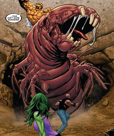 It's clobbering time...