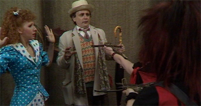 The Doctor gets the point...