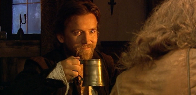 Mugging to the camera...