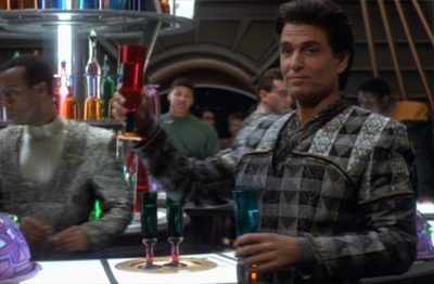 I'll drink to never reappearing...