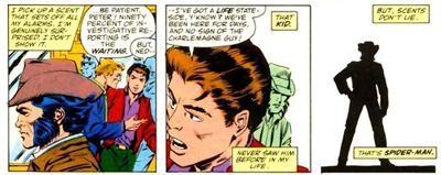 Throwing him off the scent...