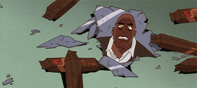 Shattered self-image...