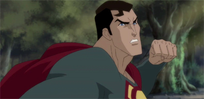 Obligatory "Superman punch" screenshot...