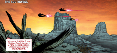 Into the wilderness...