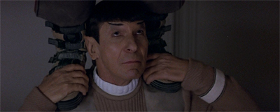 Shatner's standing on Nimoy's shoulders...