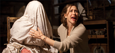 She's as white as a sheet...