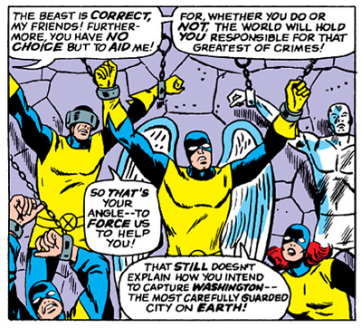 It's like looking forward into the Claremont era...