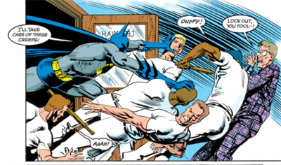 He sure knows how to make an entrance...