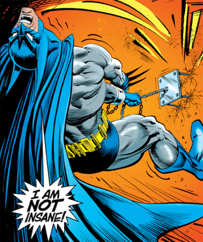 Me thinks the Batman doth protest too much...